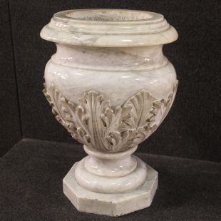 Grande vaso italiano in marmo del XIX secolo