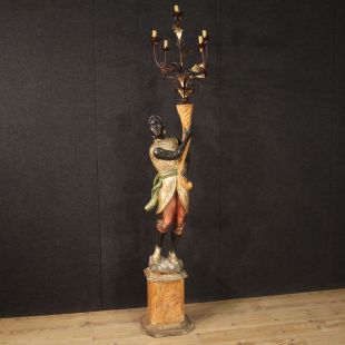 Grande lampada moro veneziano del XX secolo