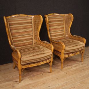 Paar italienische Sesseln aus den 70er Jahren