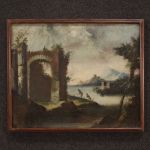 Italienische Landschaft Gemälde aus dem 18. Jahrhundert