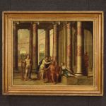 Dipinto neoclassico del XVIII secolo, Eracle e Onfale