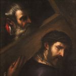 Dipinto religioso del XVII secolo, Cristo portacroce