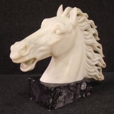 Statua cavallo stile antico epoca 900
