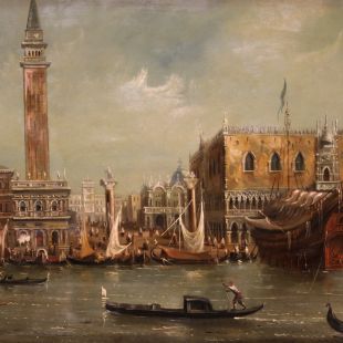 Dipinto veduta di Venezia firmata anni 30'