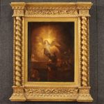 Dipinto olio su tavola del XIX secolo, Resurrezione di Cristo