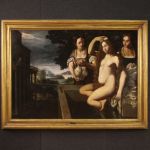 Betsabea al bagno, grande dipinto del XVII secolo