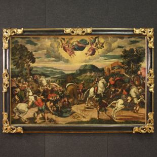 Grande dipinto del XVII secolo, La Conversione di San Paolo