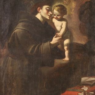 Sant'Antonio da Padova con il bambino del XVII secolo