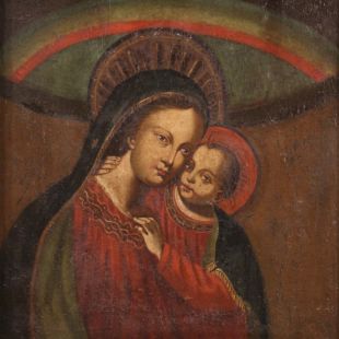 Madonna con bambino del XVII secolo