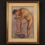 Dipinto nudo firmato Emilio Notte 