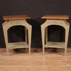 Mobili tavolini in legno laccato epoca 900 vintage