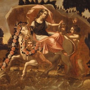 Grande dipinto mitologico del XVII secolo, Ratto di Europa