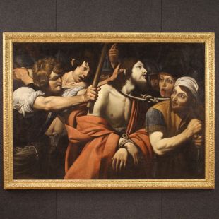 Grande quadro italiano del XVII secolo, la Cattura di Cristo