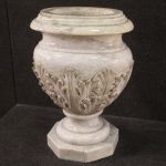 Grande vaso italiano in marmo del XIX secolo