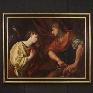 Grande quadro del XVII secolo, Davide e Abigail
