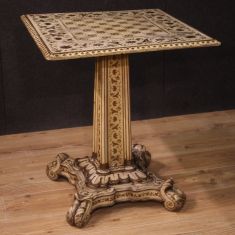 Tavolo basso da salotto mobile in legno epoca 800