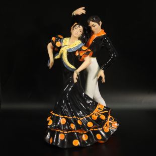 Scultura in ceramica del XX secolo, ballerini di flamenco