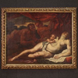 Mythologisches Gemälde aus dem 17. Jahrhundert, Schlafende Venus