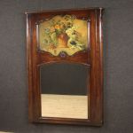 Italian mantelpiece mirror in wood from the 20th century