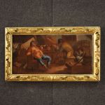 Scena di osteria quadro fiammingo del XVII secolo 