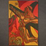 Peinture surréaliste Crucifixion du 20ème siècle