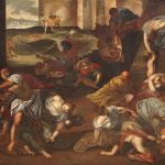 Grande quadro la strage degli innocenti del XVII secolo