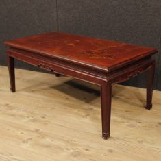 Tavolo basso da salotto mobile in legno epoca 900