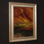 Dipinto italiano paesaggio in stile Impressionista del XX secolo