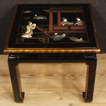 Coffee table lacquered chinoiserie from the 20th century
