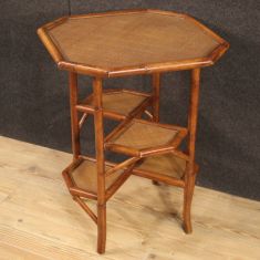 Tavolo basso mobile in legno moderno vintage
