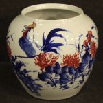Vase chinois en céramique peinte