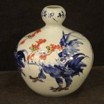 Chinesisch bemalte Keramik Vase