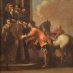 La partenza del figliol prodigo, dipinto italiano del XVIII secolo